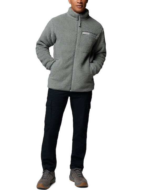 Rugged Ridge Hochflor Herren Fleecejacke Grau