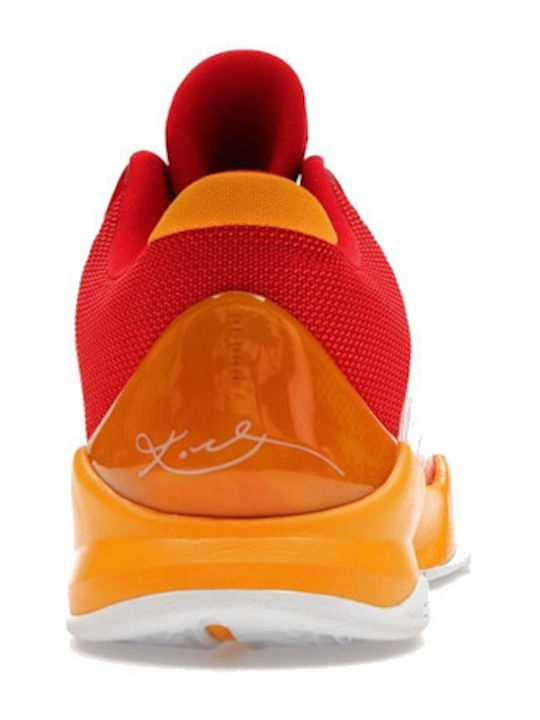 Kobe 5 China Ниски Баскетболни Обувки Червено Комет / Бяло / Дел Сол