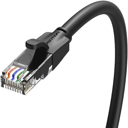 Vention U/UTP Кат.6 (Gigabit) Мрежови Кабел Ethernet 35m Черен