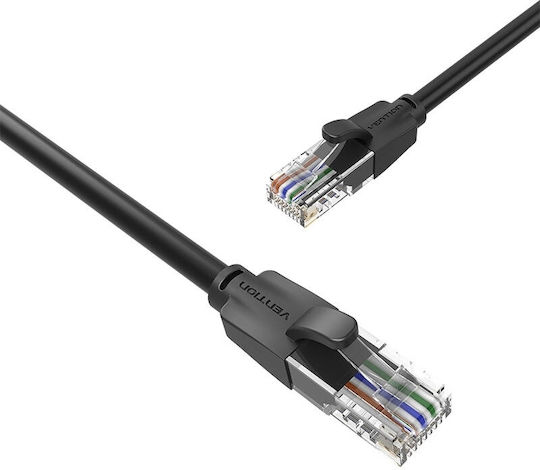 Vention U/UTP Кат.6 (Gigabit) Мрежови Кабел Ethernet 35m Черен