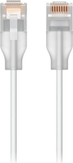 Ubiquiti U/UTP Cat.6a Ethernet Network Cable 0.15m White 24 Pieces