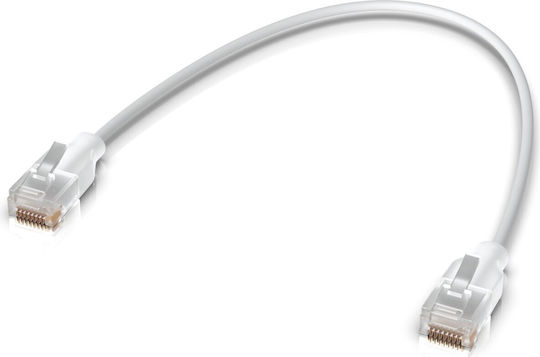 Ubiquiti U/UTP Cat.6a Ethernet Network Cable 0.15m White 24 Pieces