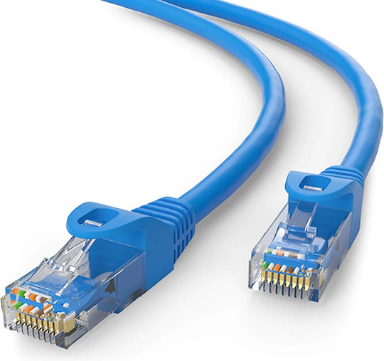Powertech U/UTP Cat.6 (Gigabit) Cablu De Rețea Ethernet 1m Albastru