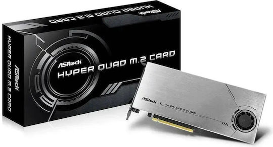 ASRock PCIe Card to 4 M.2 Ports