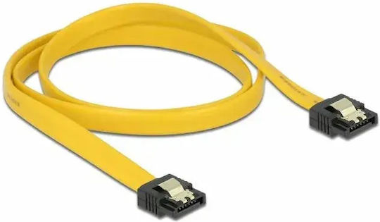 DeLock DeLock Festplattenkabel 7-Pin SATA III - 7-Pin SATA III Länge 70cm Gelbes