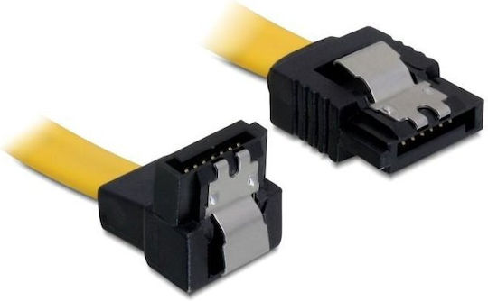 DeLock 7-Пинов SATA II - 7-Пинов SATA II 0.1см Жълт 82469
