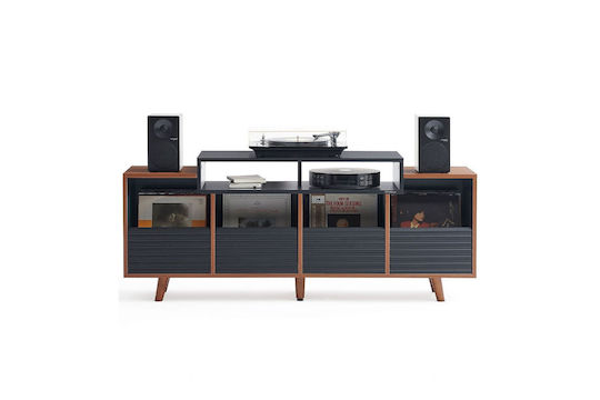 NorStone Oslo 1600 Мебел Hi-Fi Черна