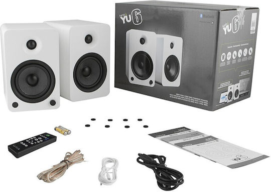 Kanto YU6 Difuzoare active 200W (Pereche) Alb