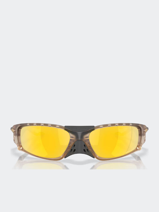 Oakley Plantaris Sq Унисекс Слънчеви Очила с Бежова Рамка и Бежови Стъкла
