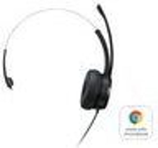 Lenovo 100 Mono Auf dem Ohr Multimedia-Headsets mit Mikrofon und Verbindung USB-A in Schwarz Farbe