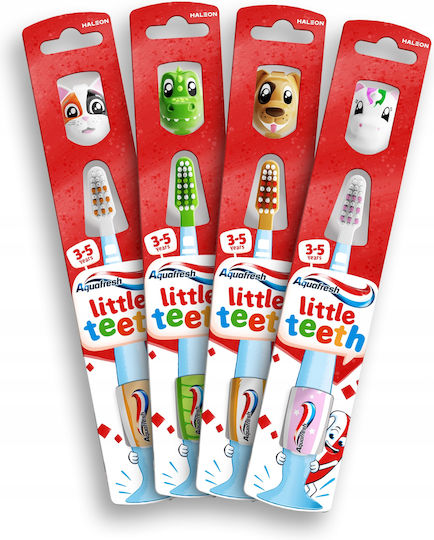Aquafresh Little Teeth Periuță De Dinți Pentru Copii Pentru 3+ Ani Verde