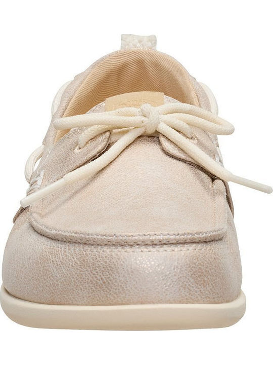 Women's Moccasins in Beige Colour