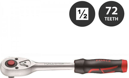 Force Ключове 72 Зъба с Каре 1/2" Дължина 26.5cm.