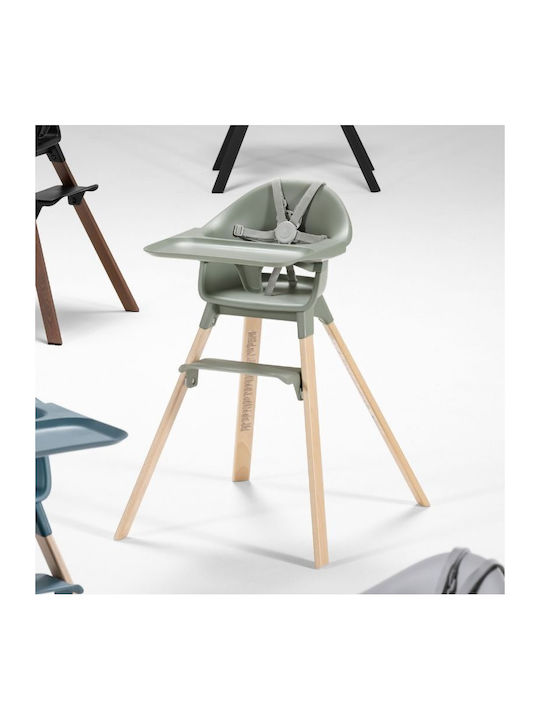 Stokke Clikk Καρεκλάκι Φαγητού με Ρυθμιζόμενο Ύψος Glacier Green