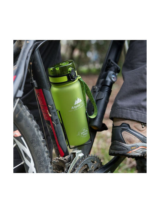 AlpinPro Wasserflasche Kunststoff 1000ml Grün
