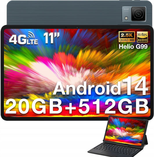 Doogee T40 4G 11" Tablet (8GB/512GB) Space Gray