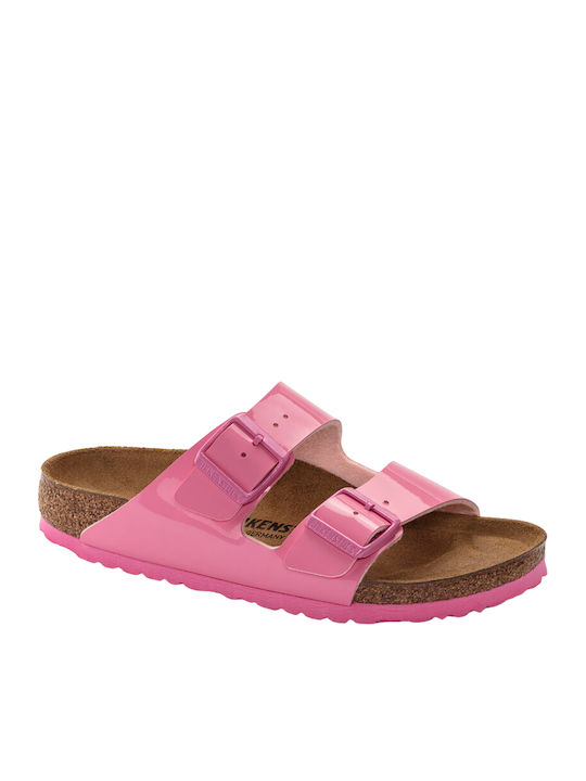 Arizona Γυναικεία Ανατομικά Σανδάλια Patent Candy Pink Narrow Fit