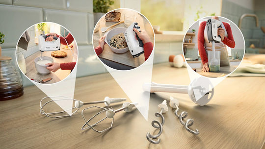 Bosch Mixer with Plastic Bowl 0.6lt White 450W
