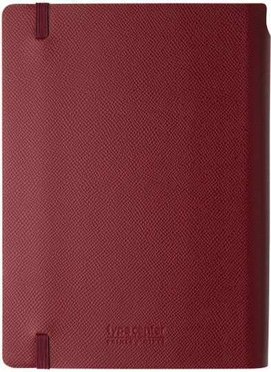 Type Center Daily Agenda A5 2027 Burgundy Leather 14x20.5cm (with Personalization)