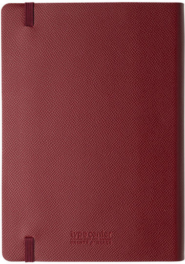 Type Center Ημερήσια Ατζέντα A5 2027 Μπορντό Δερμάτινη 14x20.5εκ. (με Προσωποποίηση)