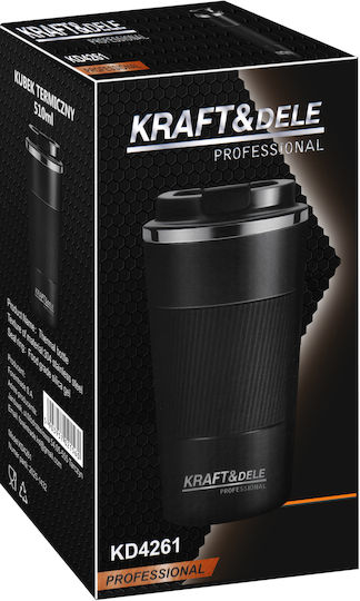 Kraft & Dele Thermosflasche Rostfreier Stahl 510ml Kd4261