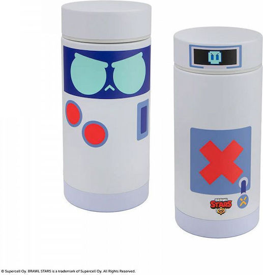 Cinereplicas Stainless Steel Kids Water Bottle Brawl Stars Non Spill Multicolour 500ml