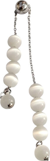 Kalliopi Silver Kalliopi Silver Sorgenperlen mit 10 Perlen Länge 25cm Weiß