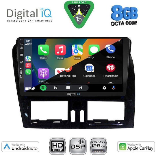 Digital IQ Автомобилна Аудио Система За Volvo XC 60 2009-2017 Bluetooth USB WiFi GPS Apple CarPlay Android Auto С 9" Touch Screen