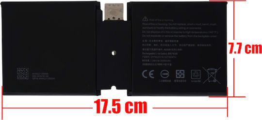 Съвместима Батерия за Microsoft Microsoft Surface Go 2 Go 3 Go 4 с 3500mAh