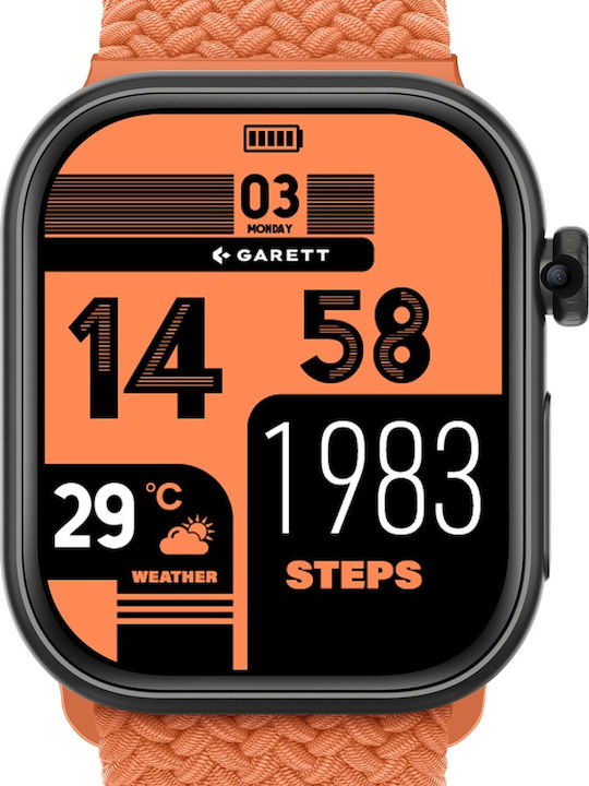 Garett Kinder-Smartwatch 4G mit GPS & Kamera Schwarz