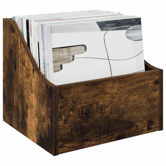 vidaXL Мебел Hi-Fi кафяв 33x37x32cm
