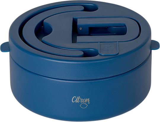 Citron Plastik Kinderlebensmittelbehälter 0.4 Liter Blau