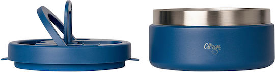 Citron Plastik Kinderlebensmittelbehälter 0.4 Liter Blau