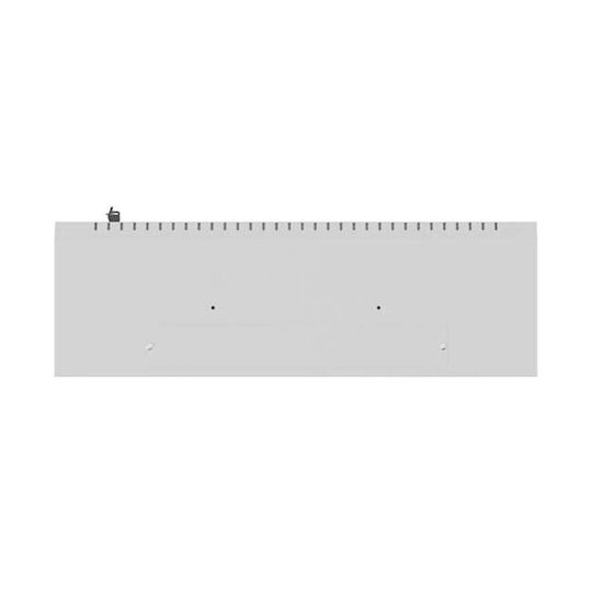 Lanberg Wandmontierter Rack-Schranke 19U 56x42x180cm Graue WAT1-5618-00S