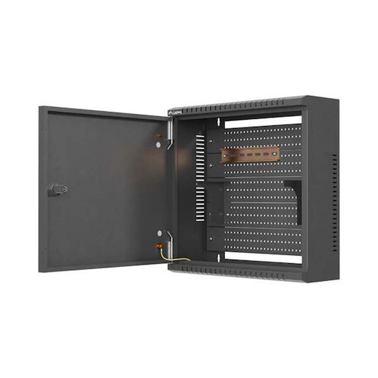 Lanberg Wall Mounted Rack Cabinet 40x40x140cm Black WAT1-4014-00B