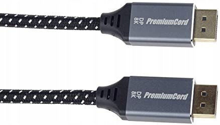 PremiumCord DisplayPort male - DisplayPort male 0.5m Black
