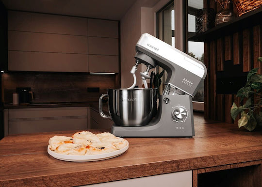 Concept Stand Mixer 1900W with Stainless Bowl 7lt Grey