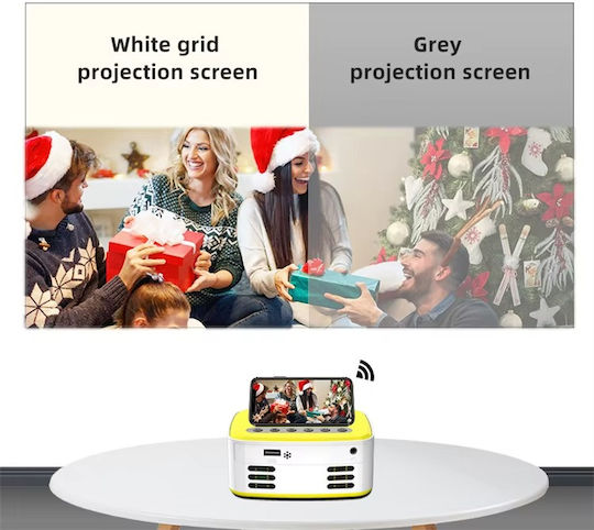 Екран за Проектор 100" 2 Трипода 4k Hd 16:9 Soft White Alr Платно Home Cinema 220x142cm