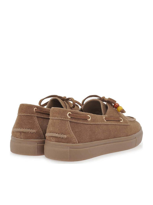Damen Mokassins in Tabac Braun Farbe