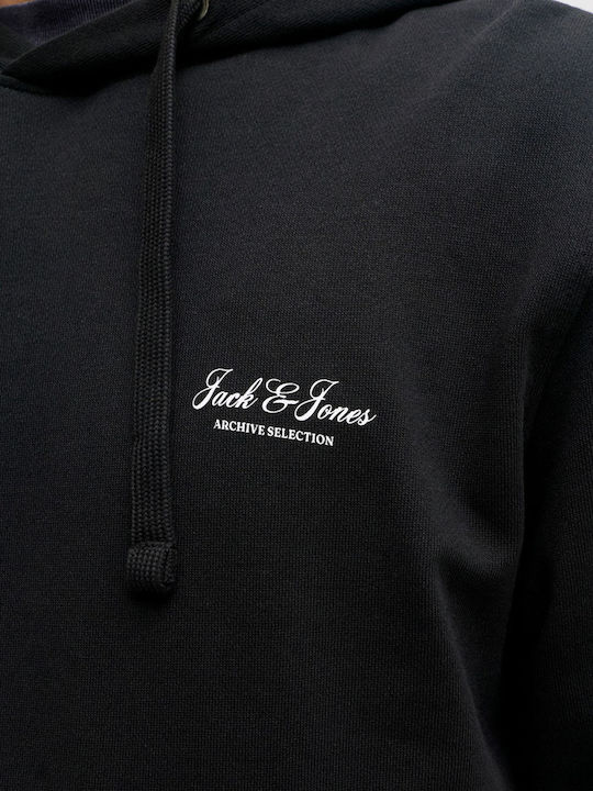 Sweatshirt mit Kapuze Schwarz