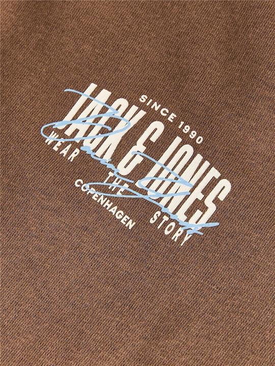Jack & Jones Суитшърт Кафяв