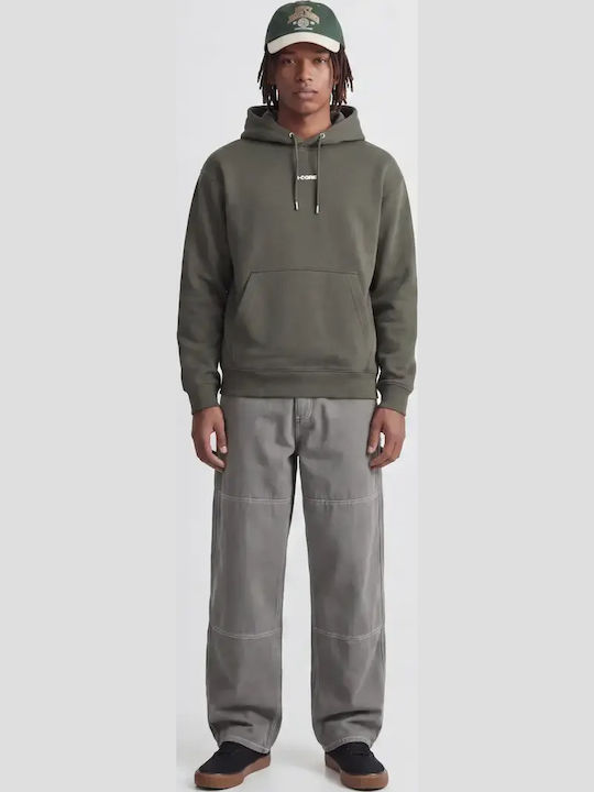 Jack & Jones Φούτερ Χακι με Κουκούλα