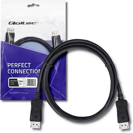 Cablu DisplayPort - DisplayPort 1.5m Negru
