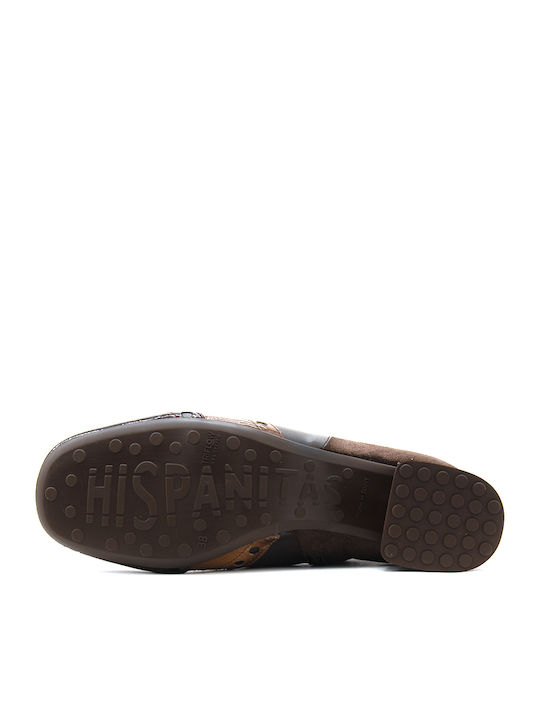 Leder Damen Stiefeletten Braun