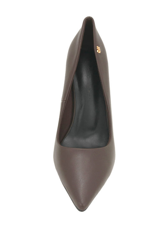 Leder Pumps Braune