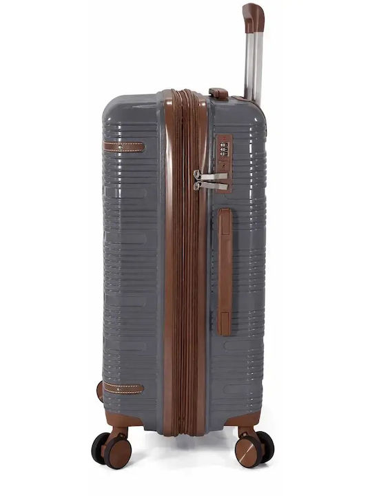 Benzi Mittlerer Hartschalen-Reisekoffer Graue Höhe 65cm