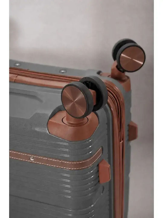 Benzi Mittlerer Hartschalen-Reisekoffer Graue Höhe 65cm