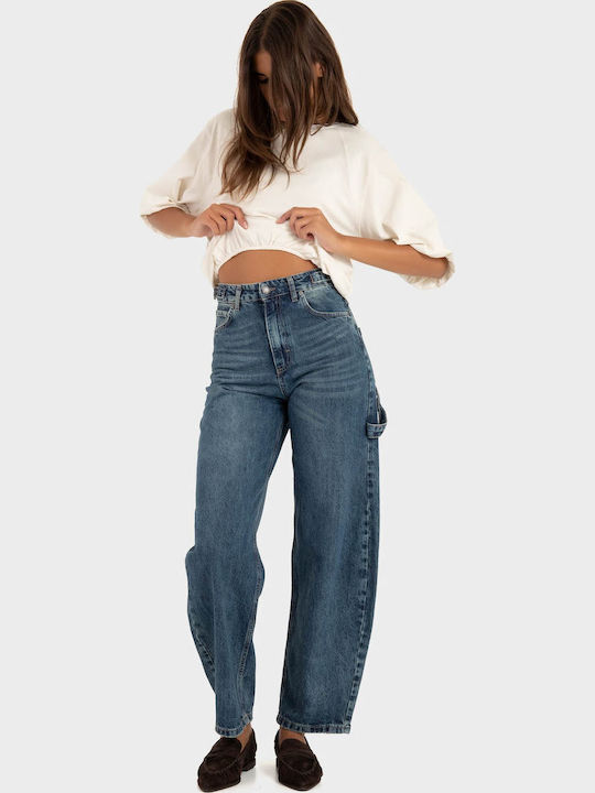 Damen Jeans Hosen C40S0036-Dunkel Gealtert