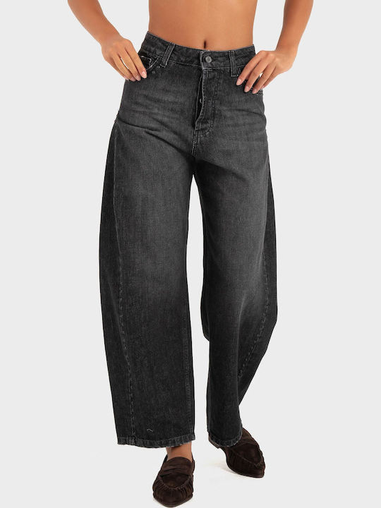 Damen Jeans Hosen Schwarz