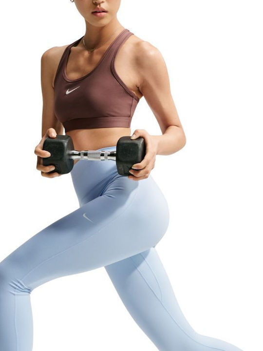 Dri-FIT One Training Γυναικείο Cropped Κολάν Light Blue